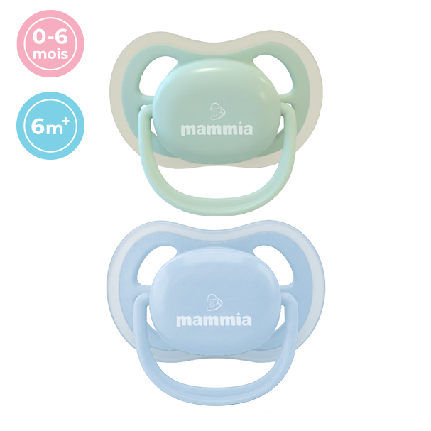 Sucette MAMMIA – Natural Feeling (Boîte de 2)