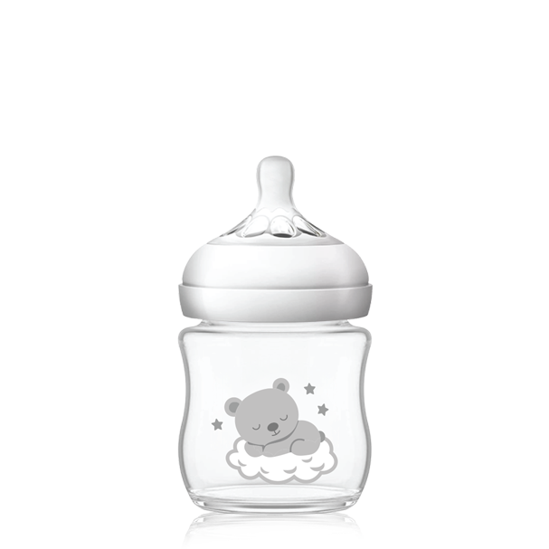 Mammia Natural Feeling Baby Bottle with Pattern – 120 ml